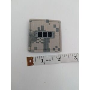 US Army Captain Rank Patch UCP ACU Digital Camo Hook Back Mil-Spec Badge 2x2